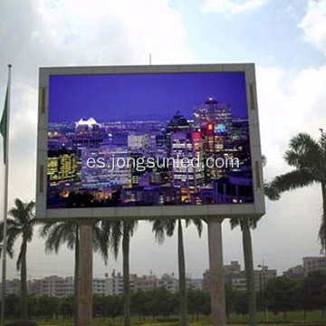 Pantalla LED programable para exteriores P5 en la pared